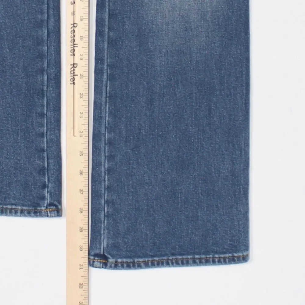 La Vie Rebecca Taylor High Waist Straight Leg Stretch Jeans Medium Wash Women 28